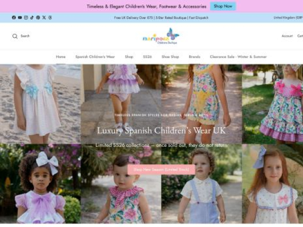 mariposachildrensboutique.com